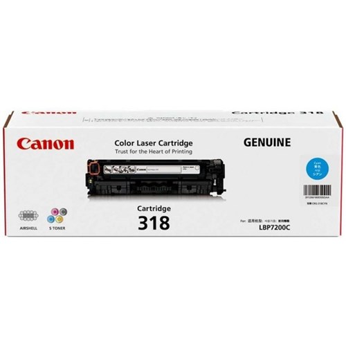 Canon CART318C Cyan Laser Toner Cartridge