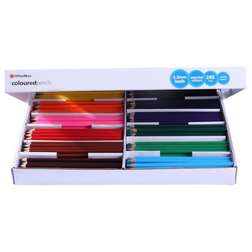 OfficeMax Class Coloured Pencils, Pack of 240