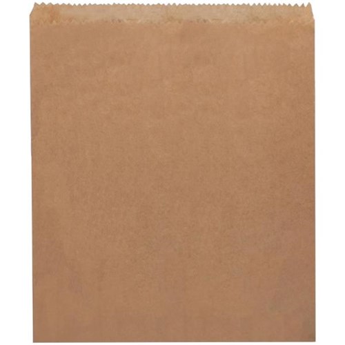 Brown Paper Bags Flat No.3 185x210mm, Pack of 1000