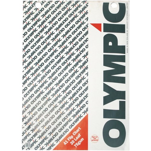 Olympic Flip Chart Pad 585 x 810mm 20 Sheets