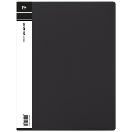 FM A4 Display Book 10 Pocket Black