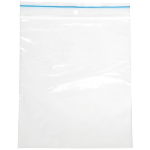 Resealable Plastic Bags 130x155mm 40 Micron Clear, Pack of 100