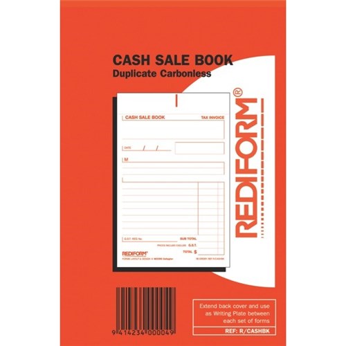 Rediform Cash Sale Book NCR Duplicate