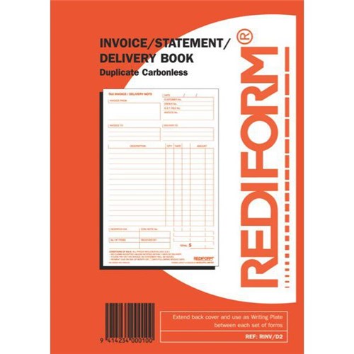 Rediform Invoice/Delivery Book NCR Duplicate