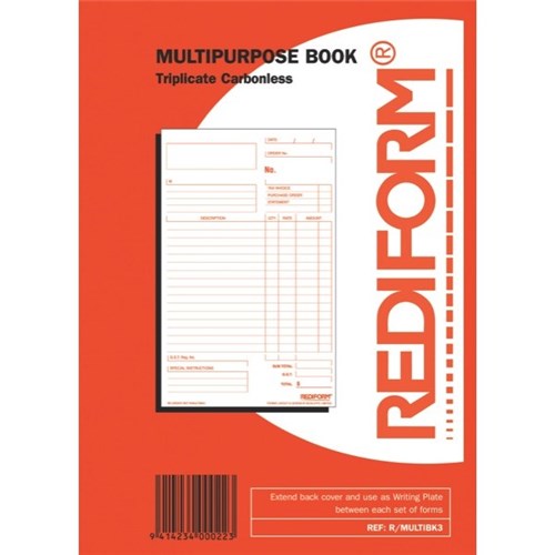 Rediform Multipurpose Book NCR Triplicate, Set of 50