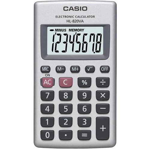 Casio HL-820V Pocket Calculator