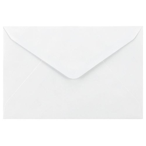 Croxley Card Envelopes 127x194mm White 133086, Box of 250