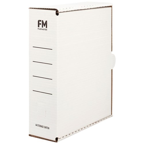 FM Storage Box File A4 White