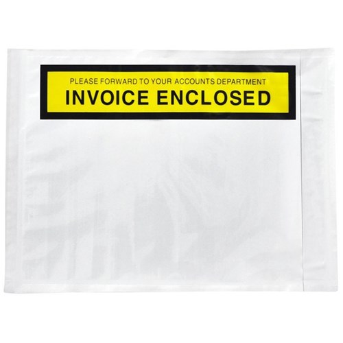 Pomona Labelopes Invoice Enclosed, Pack of 100