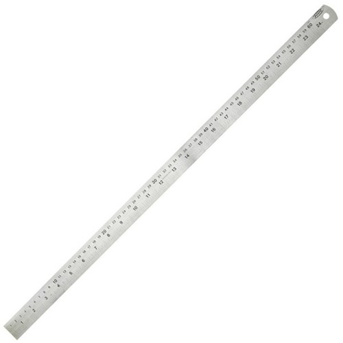 Steel Ruler Metric/Imperial 60cm