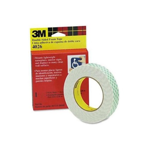 3M™ Scotch® 4026 Double Sided Foam Tape 19mm x 33m