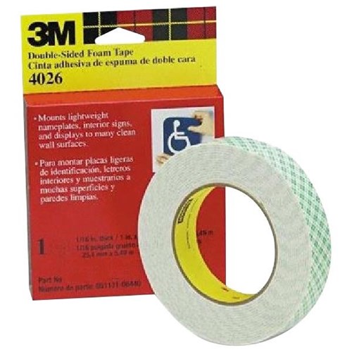 3m Scotch 4026 Double Sided Foam Tape 19mm X 33m Officemax Nz