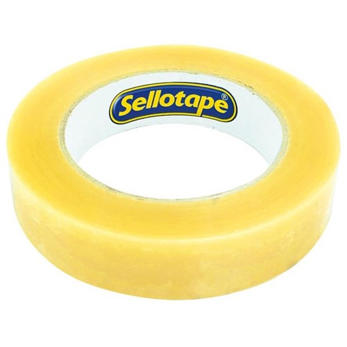 Sellotape 1503 Vinyl Packaging Tape Low Noise 24mm x 100m Clear