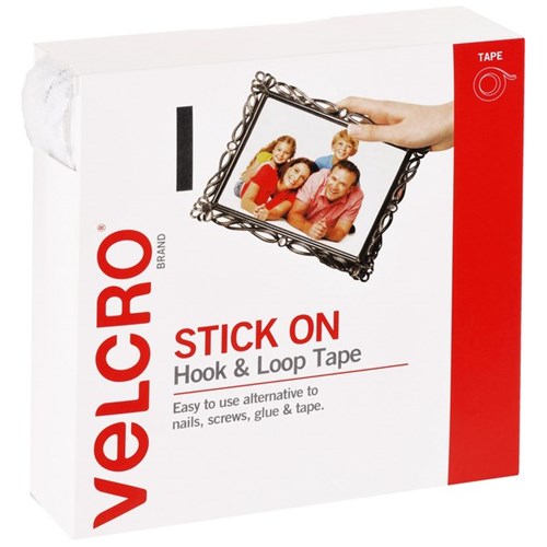 VELCRO® Brand Hook & Loop Strip Fastener 20mm x 5m
