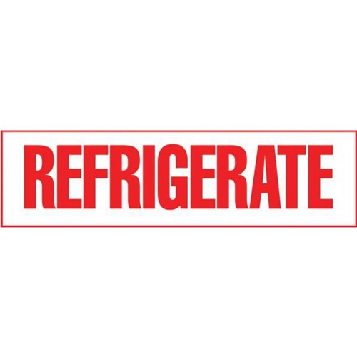 Shipping Label Refrigerate 30x127mm, Box of 250