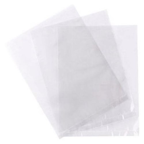 Flat Plain Bags No.2 110x135mm 30 Micron Clear, Pack of 100