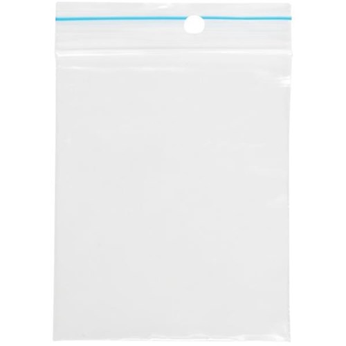 Resealable Plastic Bags 50x60mm Clear, Pack of 100