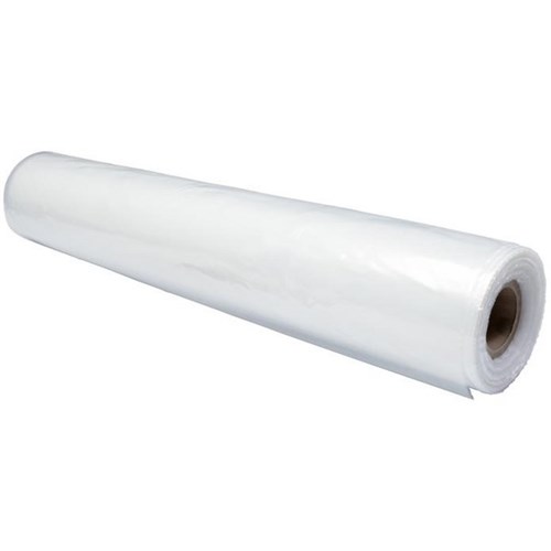 Poly Sheeting Roll Centre Fold 2m x 100m 50 Micron Natural