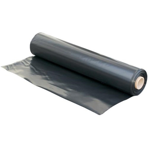 Poly Sheeting Roll Centre Fold 2m x 100m 80 Micron Black