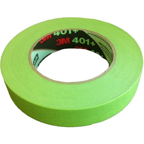 3M™ 401+ Masking Tape 18mm x 55m Green
