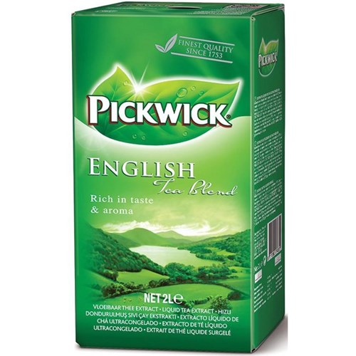 Pickwick English Tea Blend Liquid Vending Refill 2L