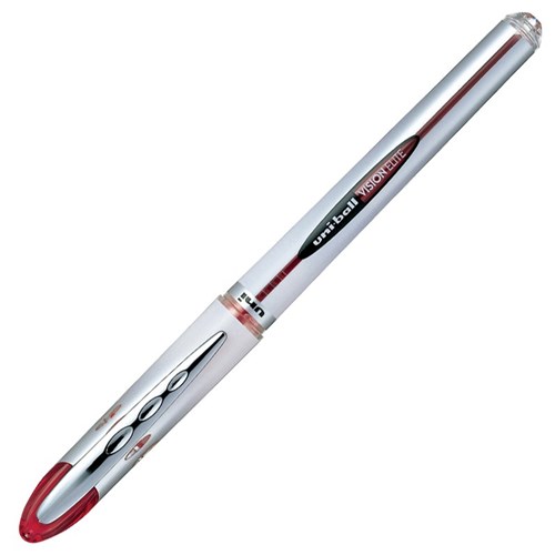 uni-ball Vision Elite Red Rollerball Pen 0.8mm Fine Tip