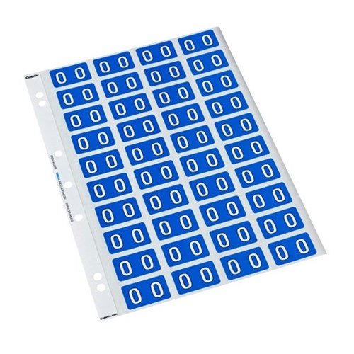 Codafile Alphabetical Letter O Labels 162565 25mm Blue, Sheet of 40