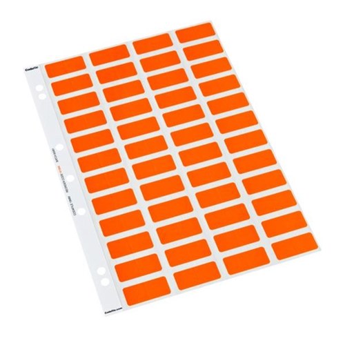 Colourfind Coloured Labels 161908 19mm Orange, Sheet of 48 | OfficeMax NZ