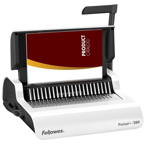 Fellowes Pulsar+ 300 Manual Plastic Comb Binding Machine Medium Duty