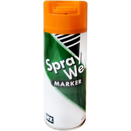 Spray Well Upside Down Spray Paint Fluoro Orange 400ml OfficeMax NZ