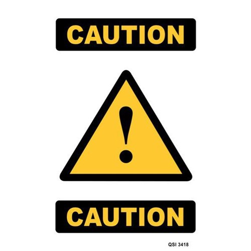 Caution Safety Sign 240x340mm