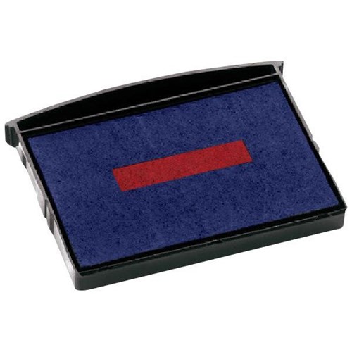 Colop E2600/2 Self-Inking Stamp Pad Blue/Red