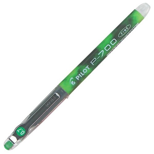 Pilot P700 Green Rollerball Pen 0.7mm Fine Tip