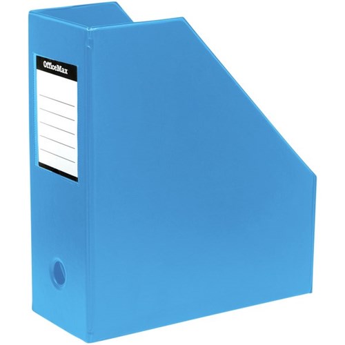 OfficeMax PVC Magazine File Holder Large Blue