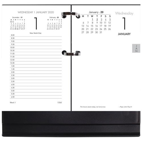 Milford 13e Acrylic Side Opening Punch Calendar Stand 