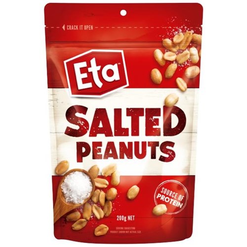 Eta Salted Peanuts Roasted 200g