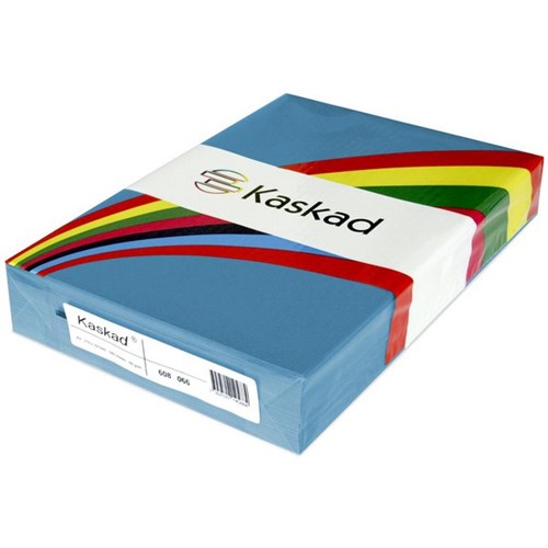 Kaskad A3 80gsm Kingfisher Blue Colour Copy Paper, Pack of 500