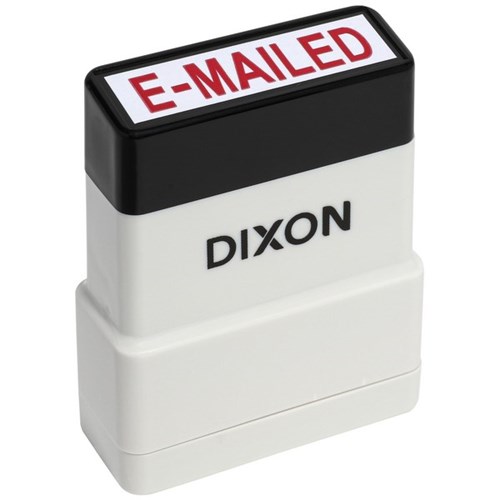 Dixon 082 Self-Inking Stamp EMAILED Red