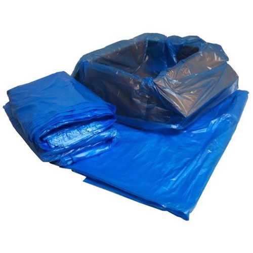 Poly FS6 Carton Liner Bags 635x375x660mm 18 micron Blue, Carton of 750