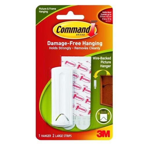 Command™ Adhesive Wire Backed Picture Hanging Hook