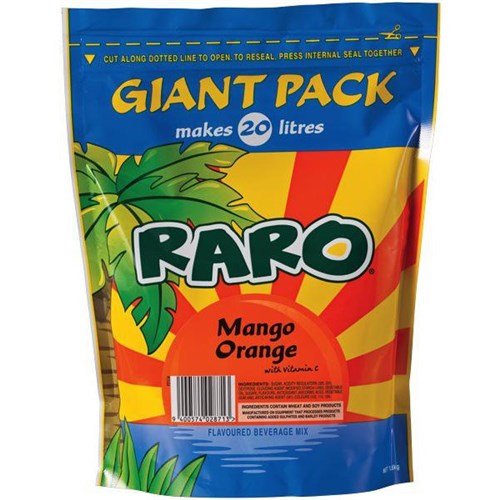 Raro Powdered Drink Orange Mango 1.6kg