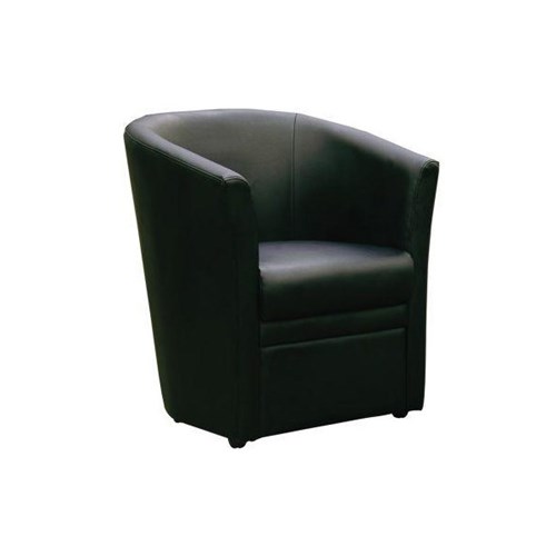 Vortex Tub Chair Black PU