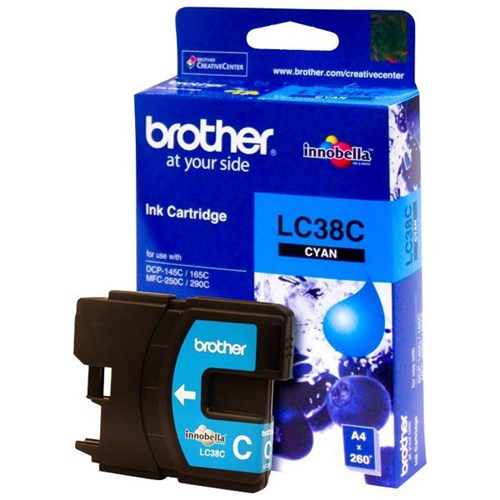 Brother LC38C Cyan Ink Cartridge