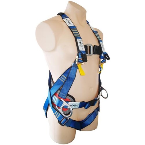QSI Full Body Work Positioning Harness With Padded Waist Belt