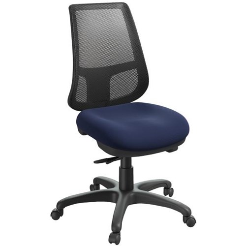 Strategy Synchro Chair Mesh Back Quantum Fabric/Navy/Black