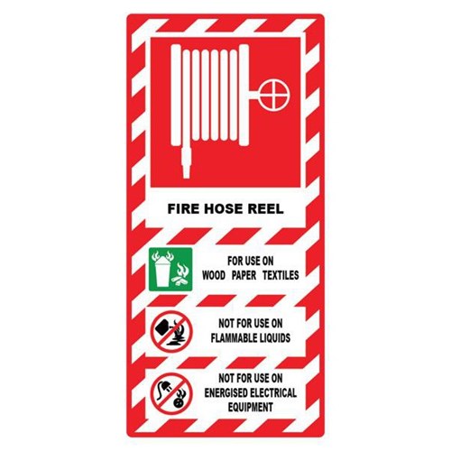 Fire Hose Reel Safety Sign 240x340mm