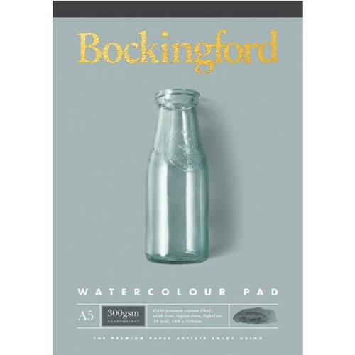 Bockingford Watercolour Paint Pad A5 300gsm 10 Leaves