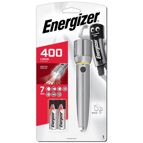 Energizer Vision HD Metal LED Torch 2AA