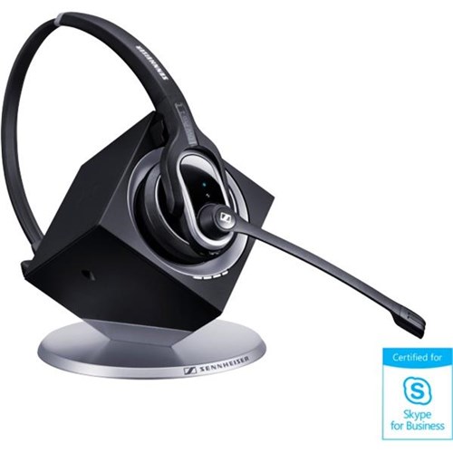 Sennheiser DW Pro 1 MS Wireless Monaural Headset Skype For Business