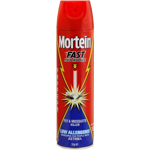 Mortein Fly & Mosquito Killer Spray Low Allergenic Fast Knockdown 350g
